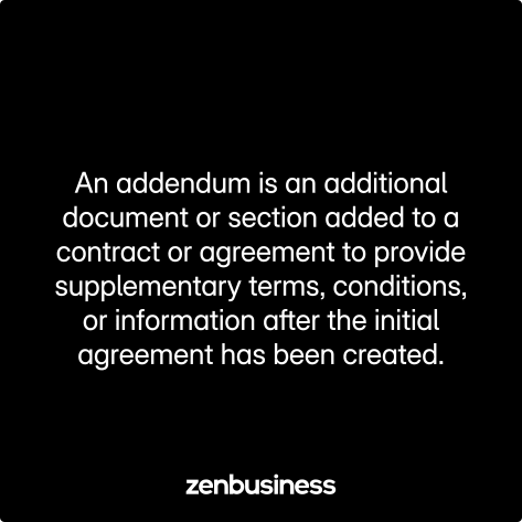 addendum defined