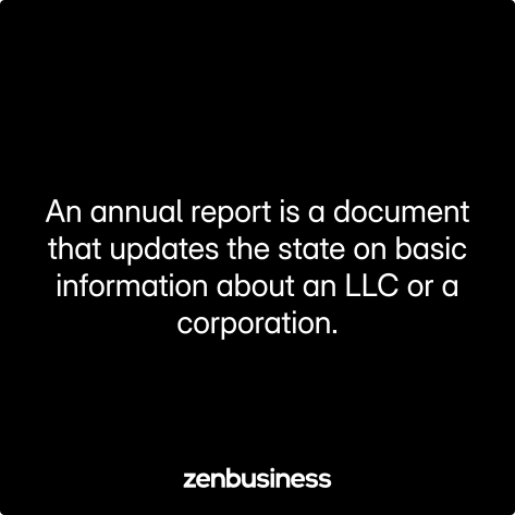annual report defined
