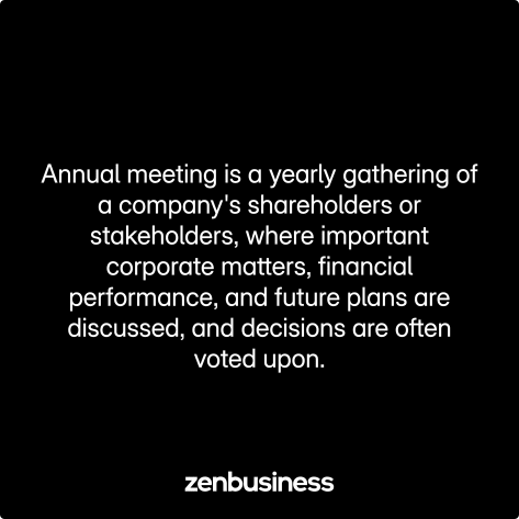 annual meeting defined