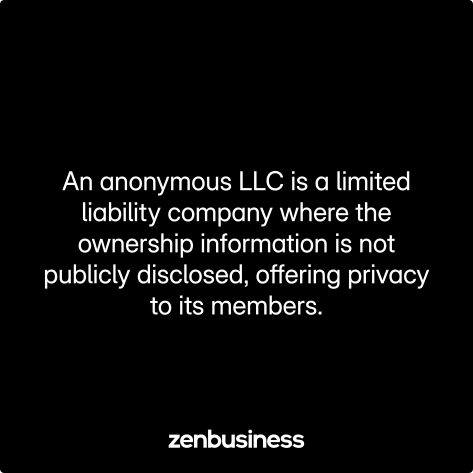 anonymous LLC defined