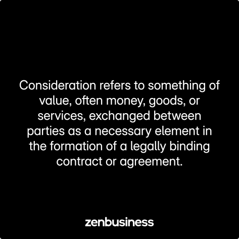 consideration defined
