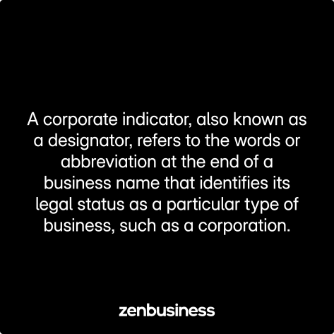 corporate indicator defined
