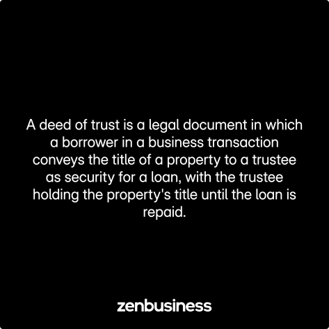 deed of trust defined