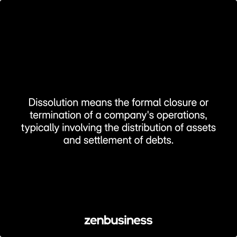 dissolution defined