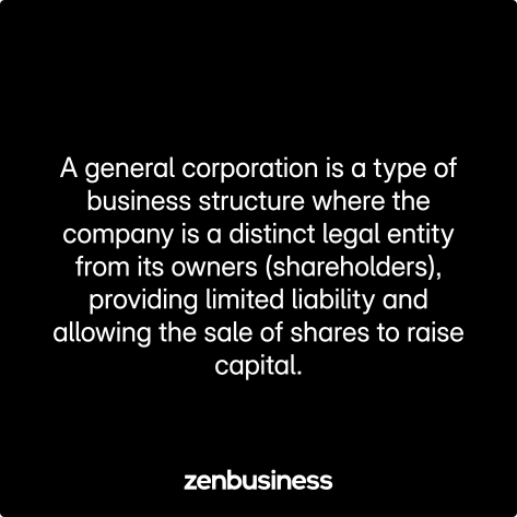 general corporation defined