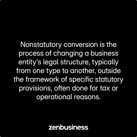 nonstatutory conversion defined