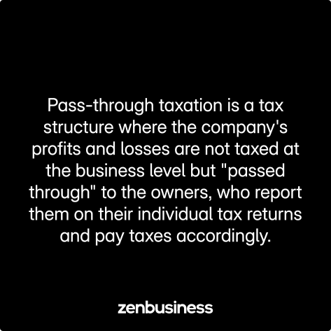 pass through taxation defined