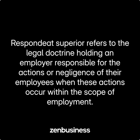 respondeat superior defined