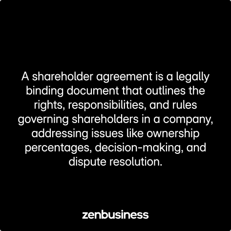 shareholder agreement defined