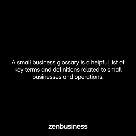 glossary defined