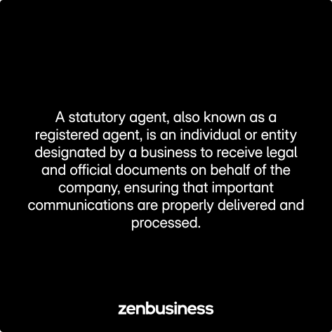 statutory agent defined