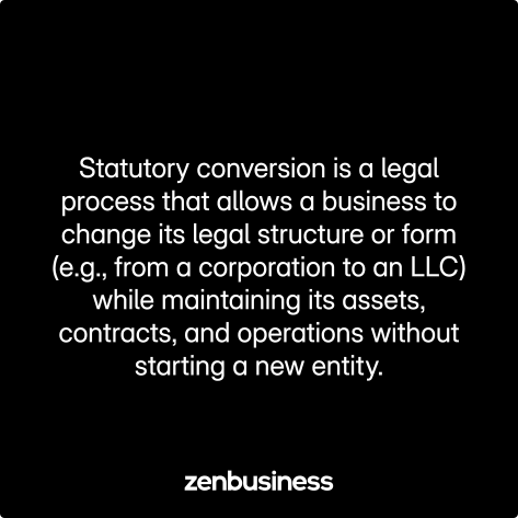 statutory conversion defined