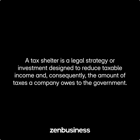 tax shelter defined