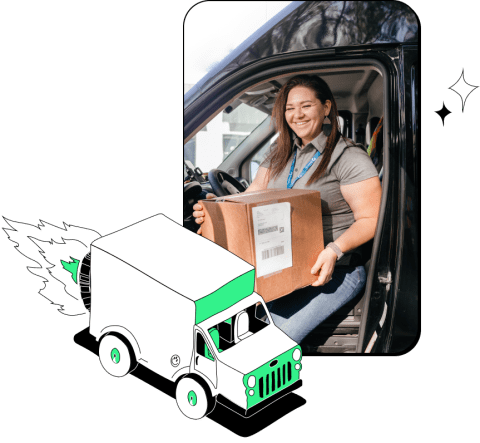 Driver working for a new business entity created with ZenBusiness