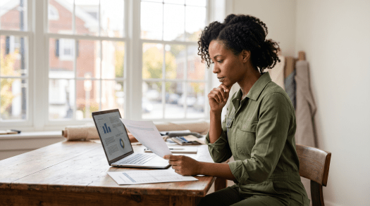Business owner reviewing CT registered agent service