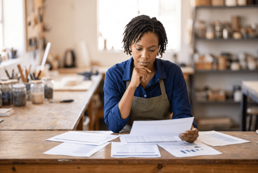 Business owner reviewing Incorporate.com's LLC formation service