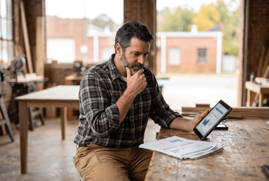 Business owner comparing Inc Authority and LegalZoom services