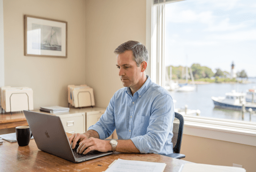 Business owner registering a Maryland corporation