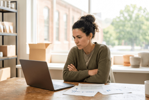 New business owner reviewing CorpNet's LLC formation service