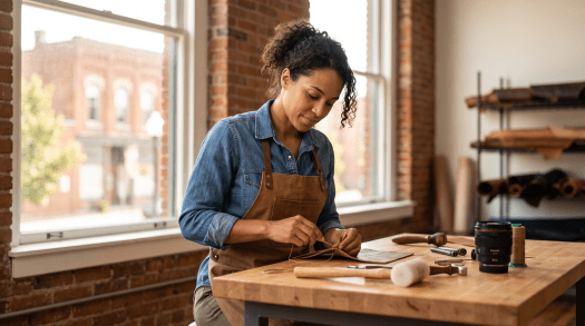 Business owner working on an Ohio corporation