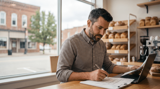 Business owner working on an Ohio S corporation
