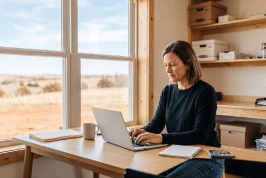 Business owner registering an Oklahoma corporation