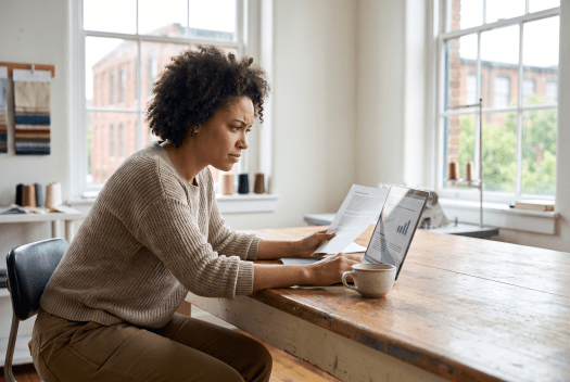 Business owner reading editorial review guidelines