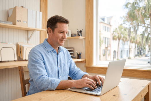 Business owner registering a South Carolina corporation