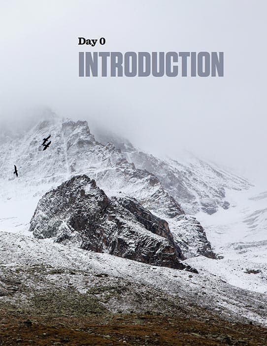 Here's a beautiful section page from Shawn Blanc's Focus Course