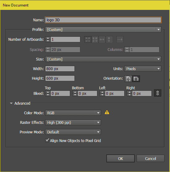 3d logo step by step