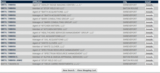 la business license lookup