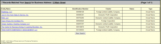 rhode island business license lookup