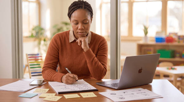 After-school care business owner creating LLC business name ideas