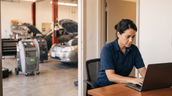 Auto AC repair shop owner forming their LLC