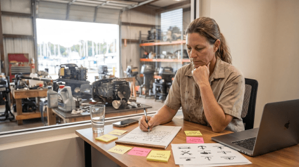 Marine small engine repair business brainstorming business names