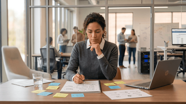 VC-backed SaaS startup brainstorming business names