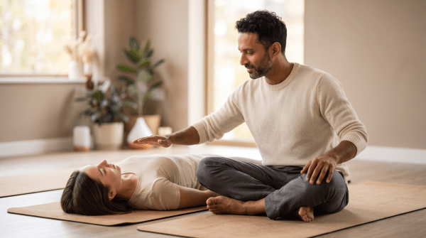Breathwork owner working on their new business idea