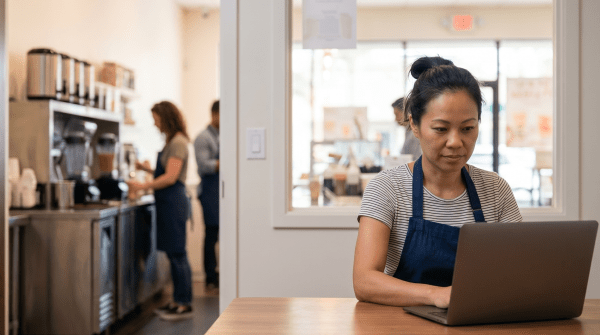 Bubble tea shop owner forming their LLC