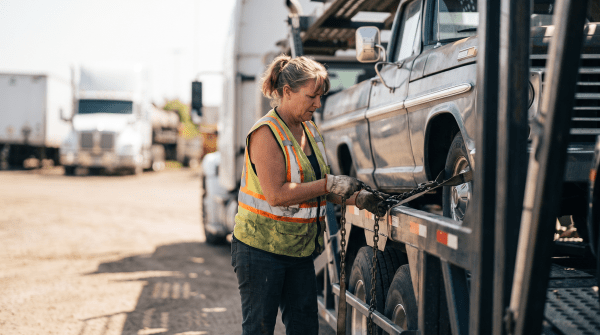 Car hauling owner working on their new business idea