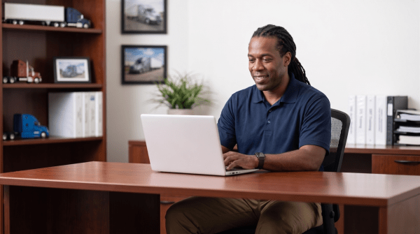 CDL training school owner starting a trucking school LLC from desk