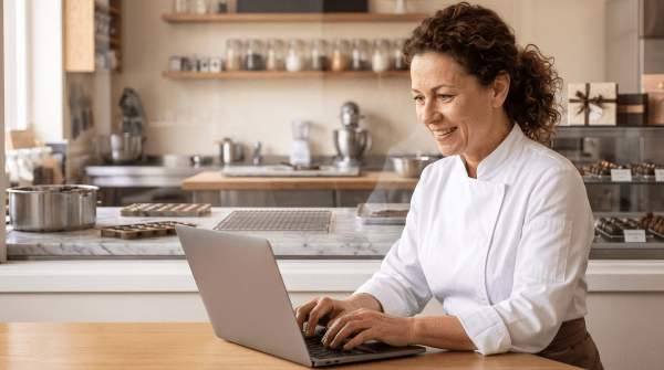 Chocolate and confectionery shop owner forming their LLC