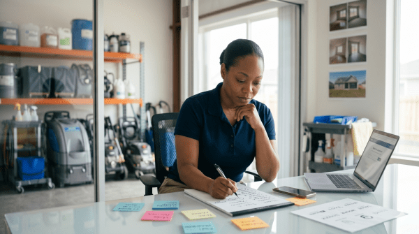 Cleaning professional naming a move-in move-out cleaning business