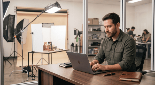 Commercial and product photography studio owner creating an LLC for a photography business