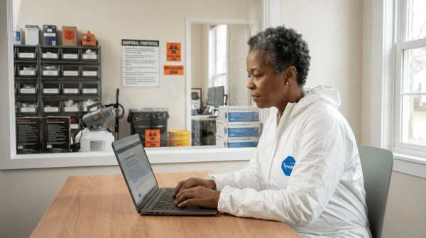 Crime scene cleanup technician forming an LLC for biohazard cleaning business