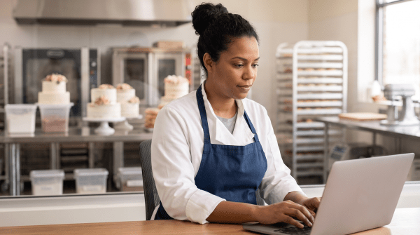 Custom cakes business owner forming their LLC