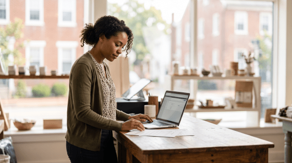 Business owner working on a Delaware corporation