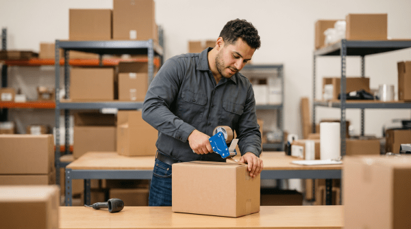 E-commerce fulfillment owner starting a business.