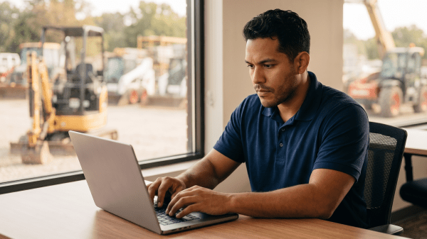 Equipment rental business owner creating an LLC for a heavy equipment rental company