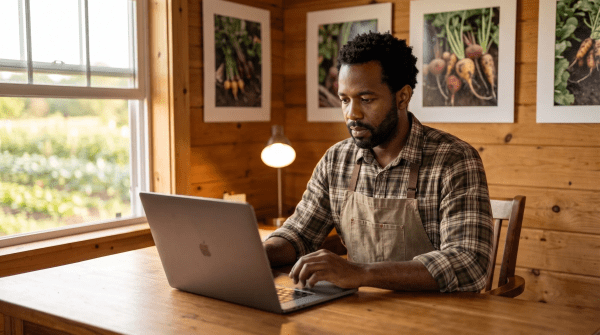 Farmers market vendor creating an LLC for a local produce and fresh food business