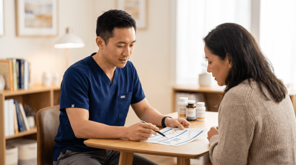 Functional medicine owner starting a business.
